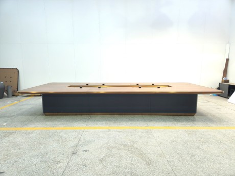 台面台脚合金包边会议台