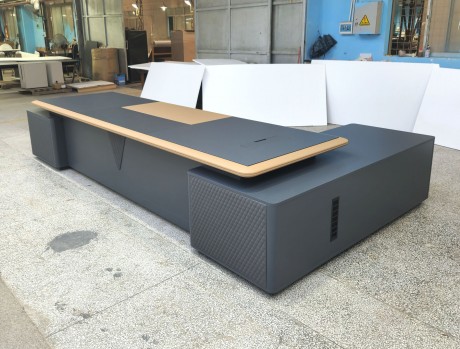 双副柜车缝线大班台