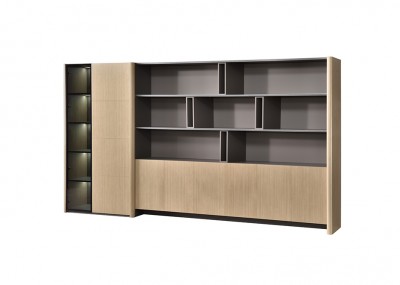 小布加迪背柜（直角）