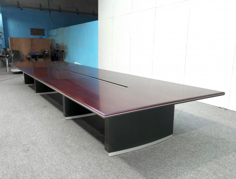 中式中间铝条大会议台